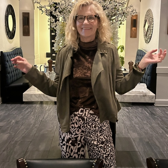 'Lisa Says Gah'    Size 6 tts. NEW WITH TAGS  Lyric Print  Beatles  70's Peace - Picture 4 of 15